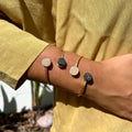 PULSERA DRUSA DOBLE b/w