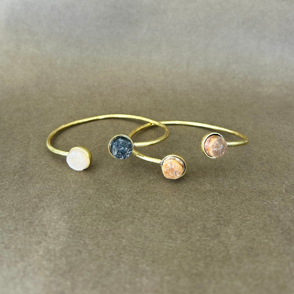 PULSERA DRUSA DOBLE b/w