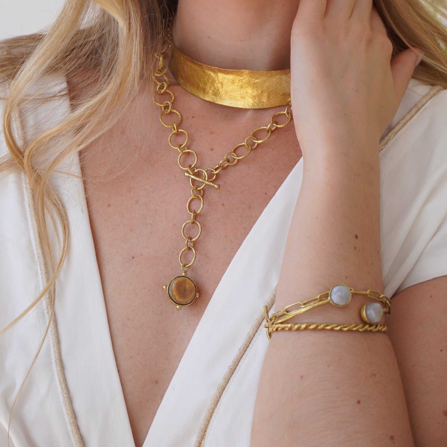 BRAZALETE DRUSA BLANCA