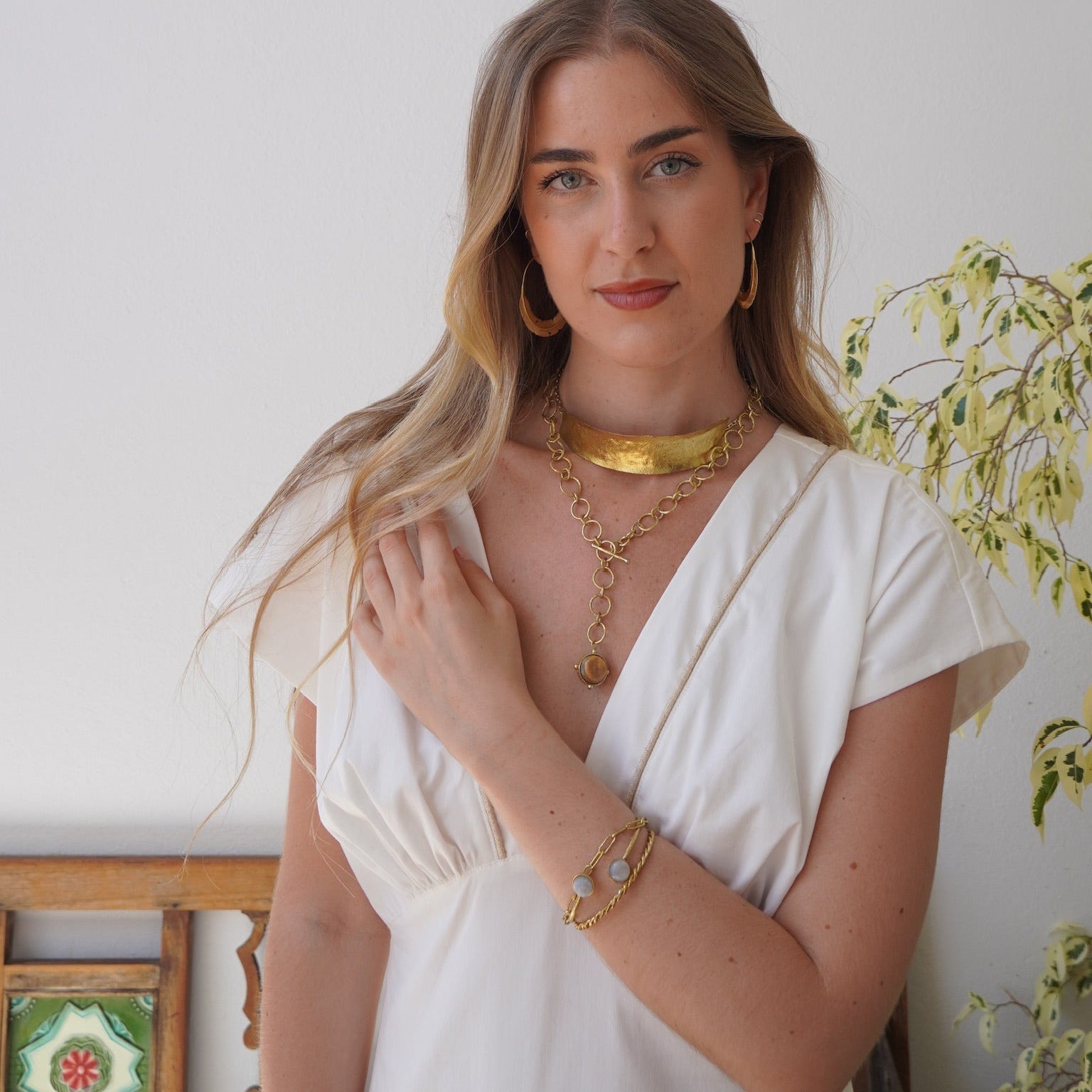 BRAZALETE DRUSA BLANCA
